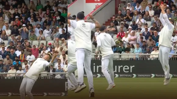 joe root drop ravindra jadeja catch video viral in 4rth test during ind vs eng