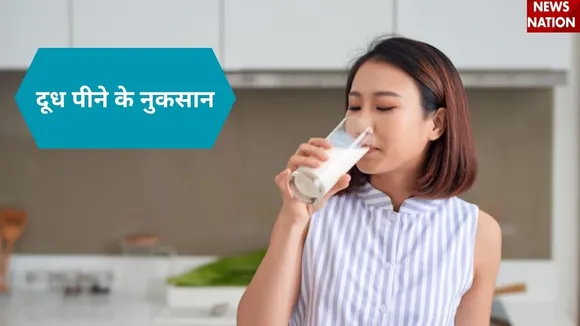 drinking milk