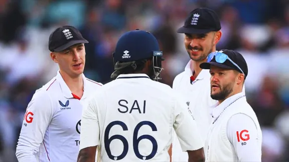 2nd day of the oval test was full of drama and controversies including root prasidh clash