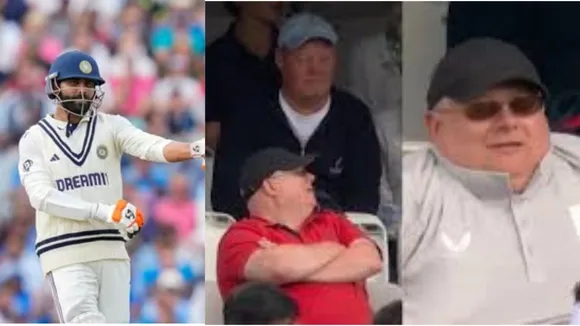 spectator-change-his-cloth-in-live-match-for-ravindra-jadeja during ind vs eng oval test video viral