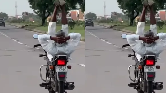 old man stunt video