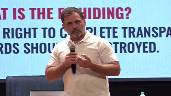 rahul gandhi press briefing