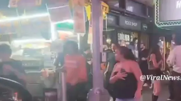 viral video times square