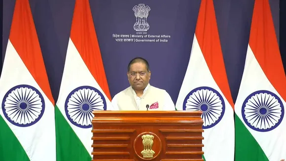 MEA spokesperson Randhir Jaiswal