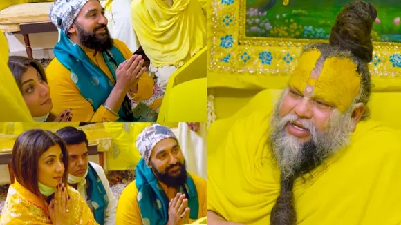 Shilpa Shetty-Raj Kundra-Premanand Maharaj