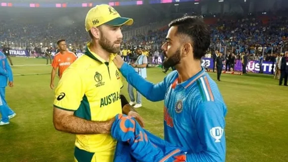 Glenn Maxwell and Virat Kohli