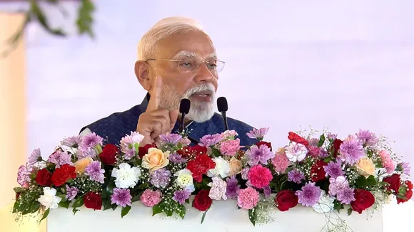 narendra modi address in delhi