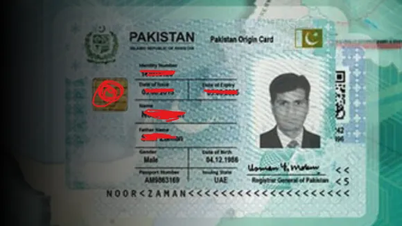 Pakistan have NADRA Card like India have Aadhar Card