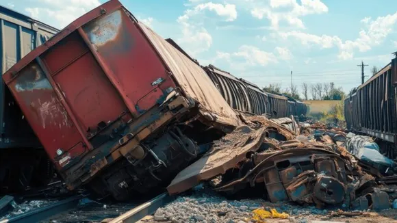 Pakistan Train Accident today in Punjab One killed and 20 Passengers injured