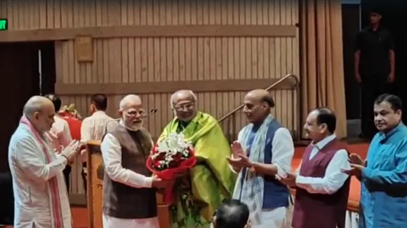 NDA Parliamentary board Meeting in Delhi PM Modi Joins