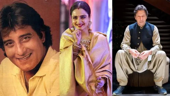 actress rekha and vinod khanna dance with pakistan former crickter and pm imran khan video viral