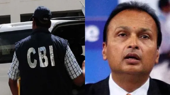 CBI raid at ambani premises