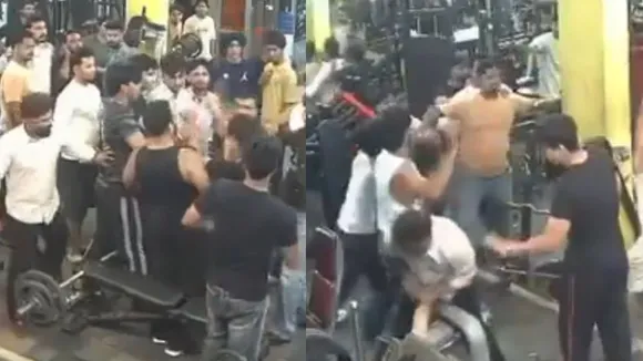 gym fight video viral