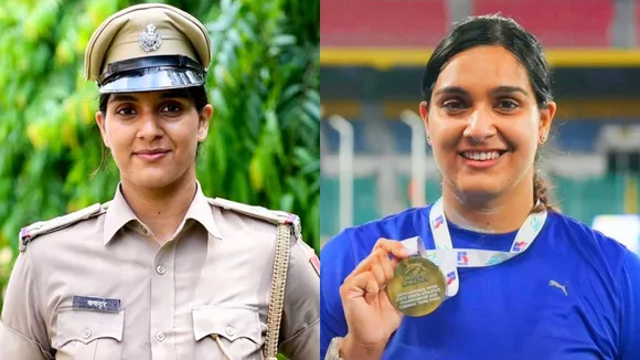 Sub Inspector in Rajasthan Police Kachnar Chaudhary won another gold in shot put