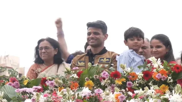 shubhanshu shukla in lucknow