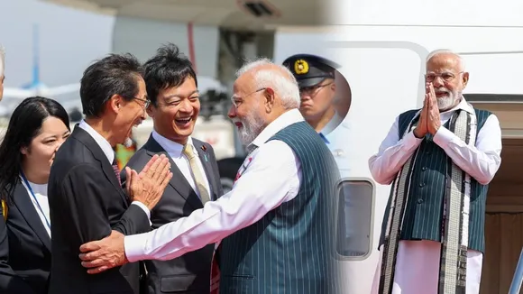 PM Modi Japan Visit reached tokyo Warm welcome Live updates in hindi