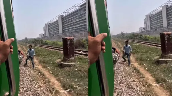 viral video train