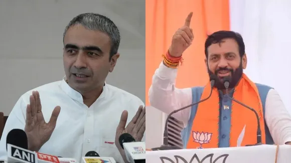 Haryana AAP VS BJP on farmers