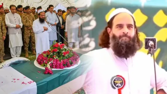 Pakistani Army officers seen in Terrorists funeral Asim Munir sent them