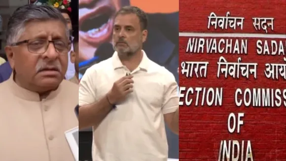 Rahul Gandhi PC Ravi Shankar and EC