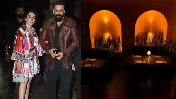 Sanjay dutt restaurant launched actor wife Maanayata Dutt stylish look viral on social media