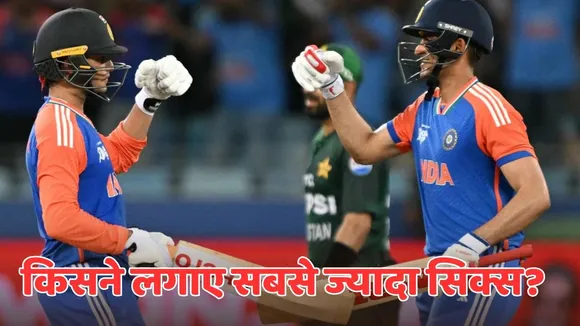 who hit most sixes in ASIA CUP 2025 top-5 batter with most number of sixes