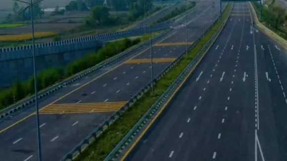 Four lane road project