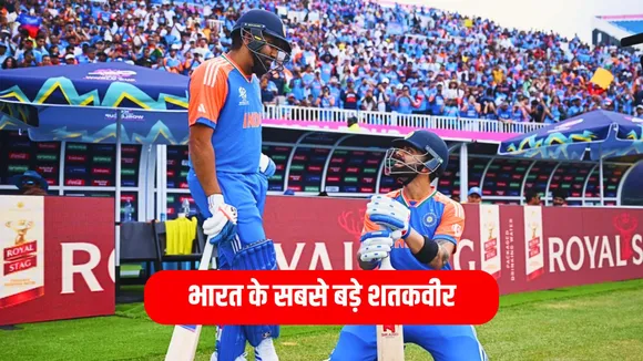 3 players who have scored most centuries for India in all formats combined