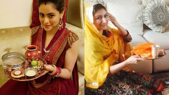 Muslim Actress Karwa Chauth