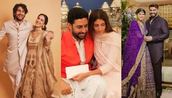 Bhai Dooj 2025 Matching Outfit Ideas from Bollywood Actresses and Their Brothers Know How to Make Th