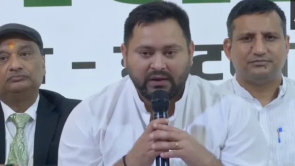 Tejashwi Yadav PC today Bihar Elections 2025