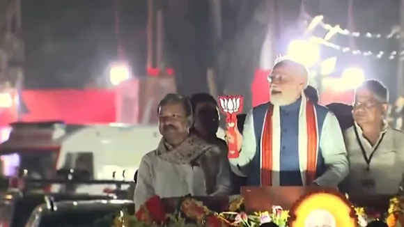 PM Modi Road Show in Patna amid Bihar Elections 2025
