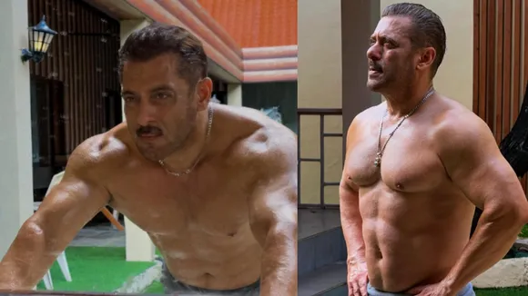 Salman Khan shares shirtless pictures bhaijaan flaunts physique at age of 59