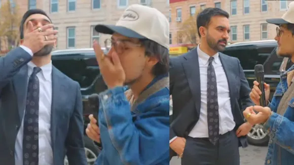 Mayor zoharan Mamdani Rajnigandha Moment