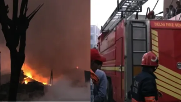 Delhi Rithala Fire