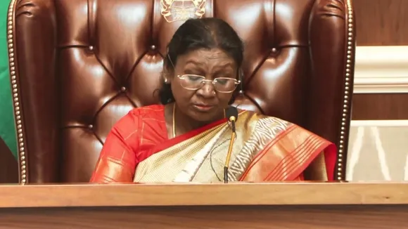 President Murmu at angola