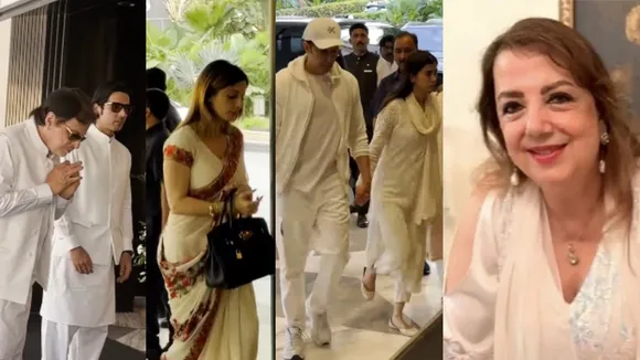 Zarine Khan prayer meet Sanjay Khan was seen unconscious Sussanne Khan Hrithik Roshan Zayed Khan vid