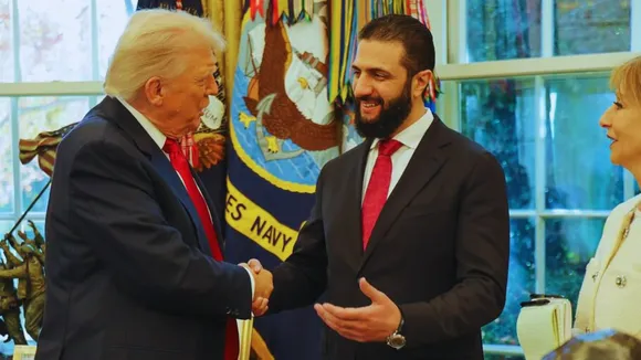 US Prez Trump Meets Syrian Prez Ahmed al-Sharaa