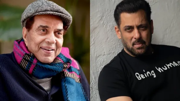 salman khan talked about dharmendra health in Qatar press meet says he is my father he will get well