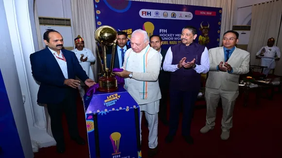 Junior Hockey World Cup 2025 trophy