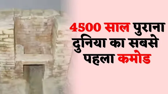 World Toilet Day commode like toilet was found in India Indus Valley 4500 Years ago how people used flushed