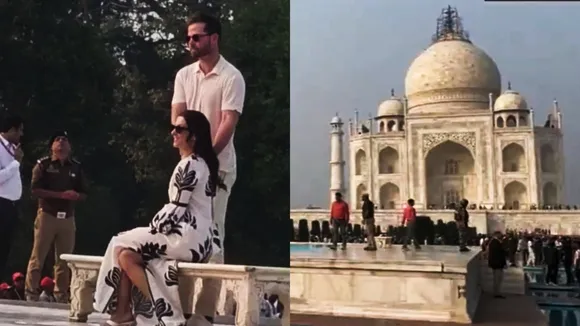 Donald Trump Junior Taj Visit