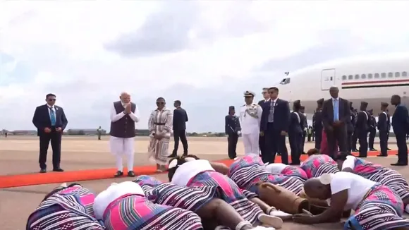 PM Modi Grand Welcome