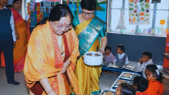 up govt hot cooked meal scheme Cabinet Minister Baby Rani Maurya