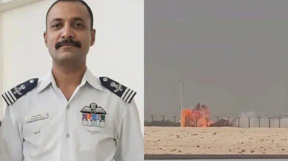 wing commander Namansh Syal dubai air show tejas crash
