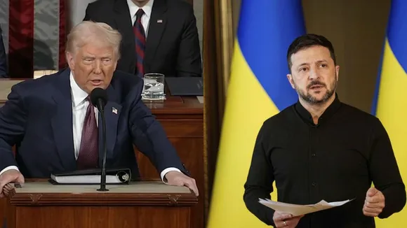 Donald Trump and Zelensky