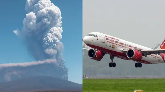 Air India Flight cancelled due to Volcano