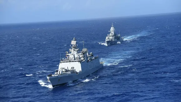 Indian Navy in Arabian Sea