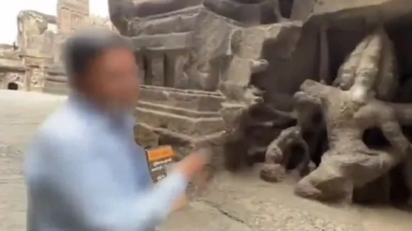 viral video Kailash Temple asi guide