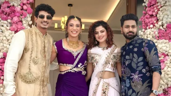 Palash Muchhal Smriti Mandhana update their instagam bio with evil eye emoji